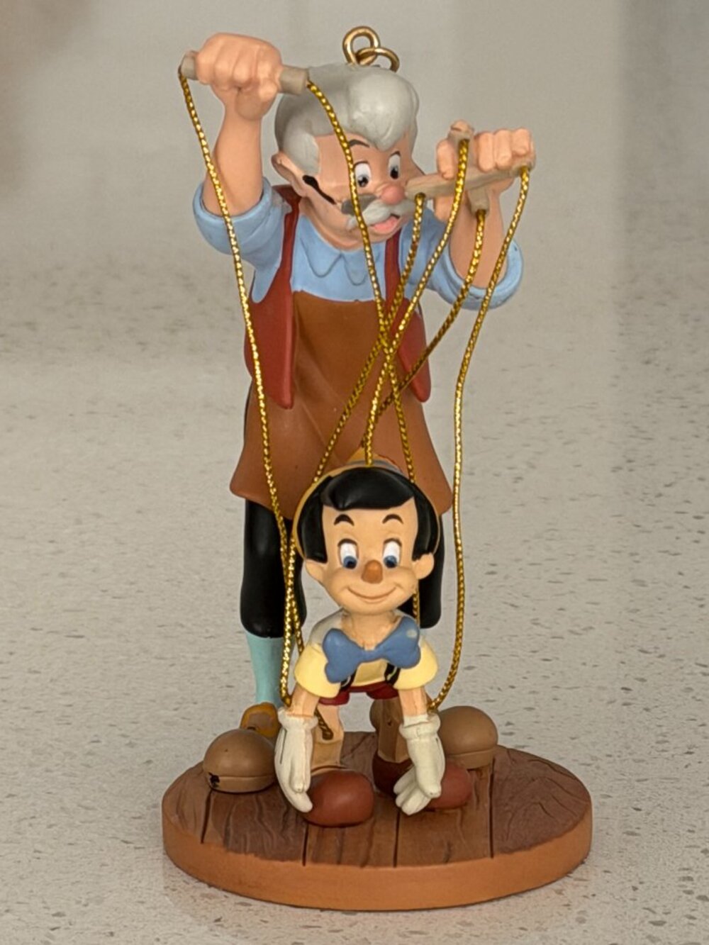 Disney Sketchbook Pinocchio and Gepetto Ornament